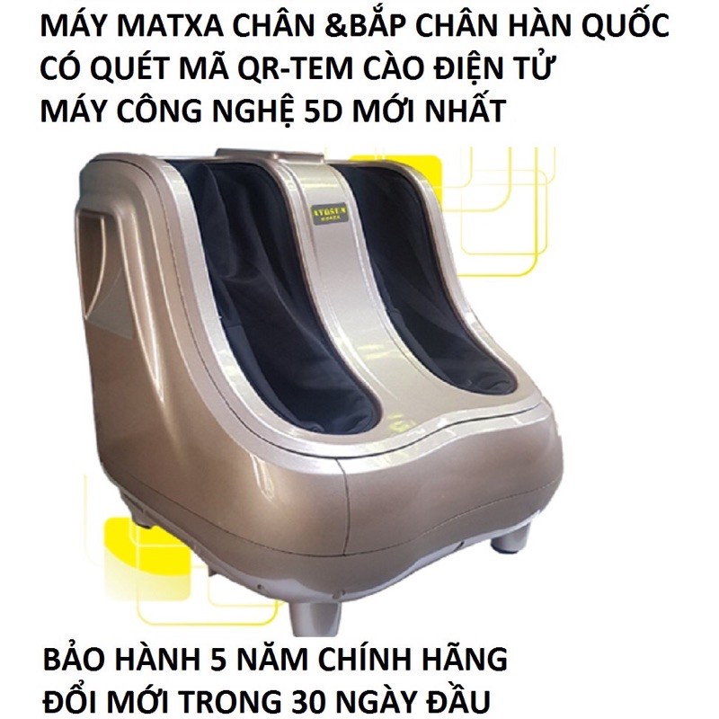 🌟 CHÍNH HÃNG BH 5 NĂM 🌟 Massage chân 5D Ayosun Hàn Quốc dùng cho bàn chân bắp chân