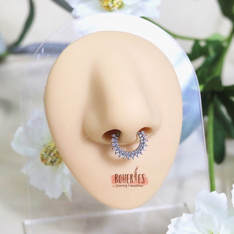 Boheries/Khuyên tai Daith/Septum bạc 925