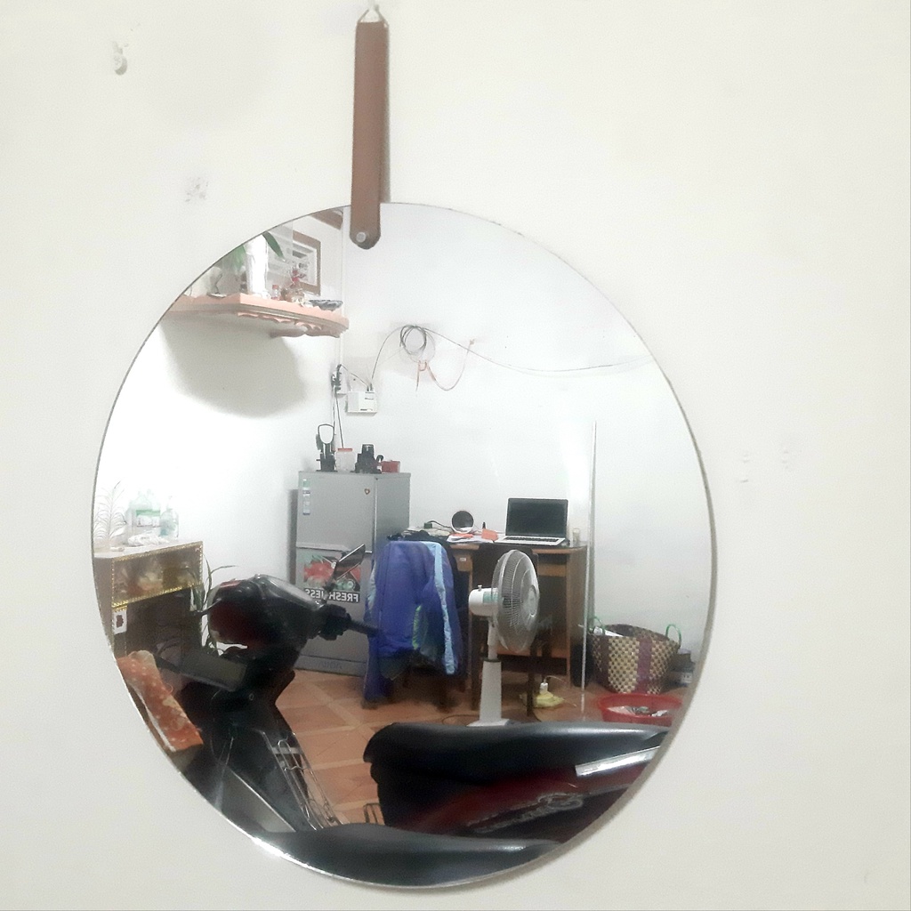 Gương Tràn viền, gương tròn trang trí decor tràn viền size D40 50