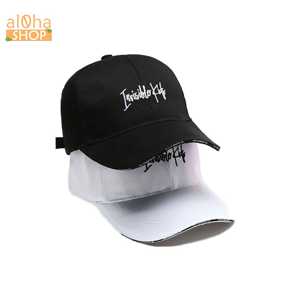 Mũ lưỡi trai - nón Ulzzang thêu chữ unisex nam nữ chống nắng phong cách thời trang, cá tính - al0ha Shop