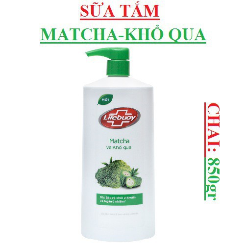 🍀🍀Sữa Tắm Lifebuoy Matcha Và Khổ qua - 850g