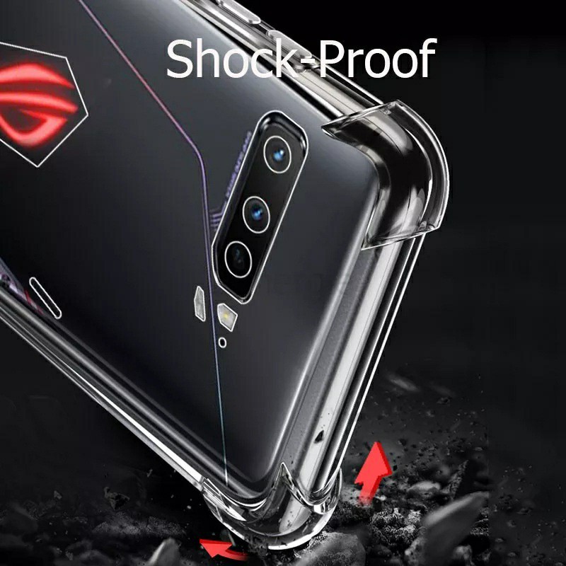 Ốp lưng Rog Phone 3 / Phone 5 / 5s / Phone 6 / 6 Pro / Phone 7 dẻo trong lồi 4 góc chống sốc cao cấp lâu ố vàng