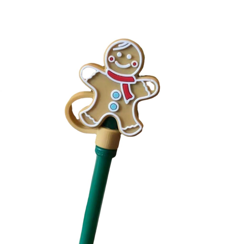 Ống hút silicon chống bụi hình hoạt hình dễ thương dùng một lần