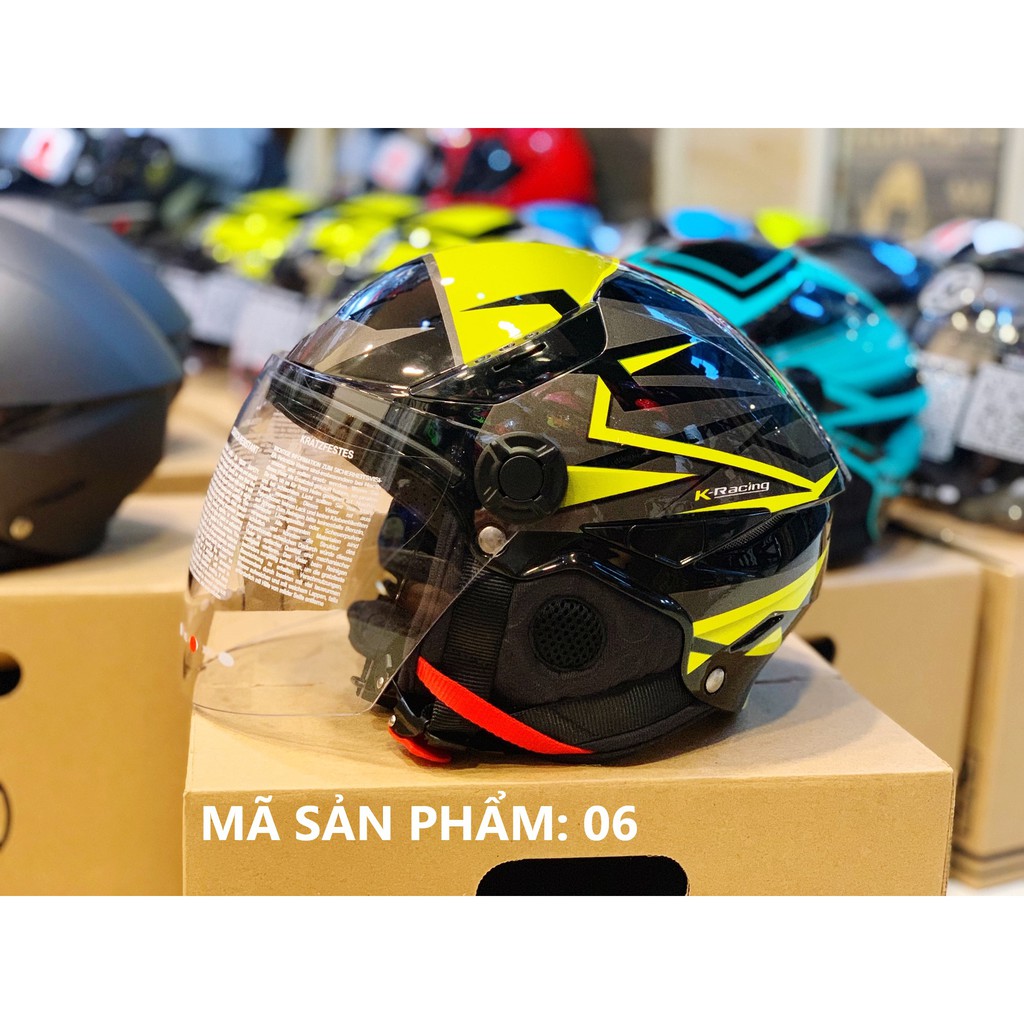 Mũ bảo hiểm nữa đầu thời trang chính hãng KYT Tigerjet