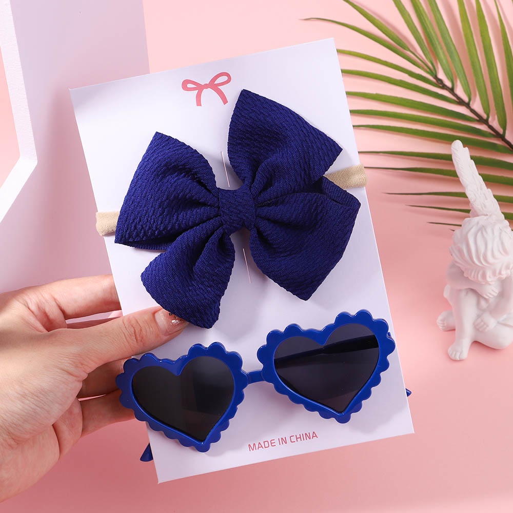 KIDSBOWS Set 2 Băng Đô Nơ Màu Sắc Xinh Xắn Cho Bé Gái