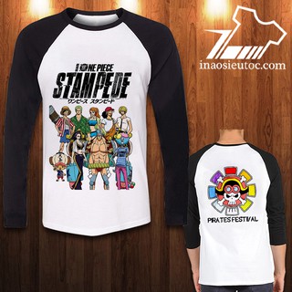 Áo Raglan One Piece Stampede  siêu ngầu giá siêu rẻ nhất vịnh bắc bộ