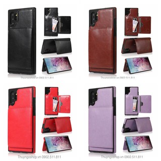 Ốp lưng kiêm ví đựng tiền, thẻ, card.. cho Samsung Note10 Plus