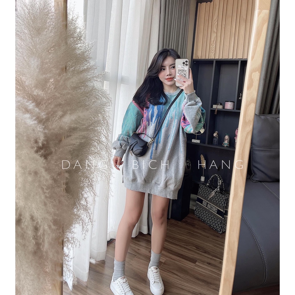 Áo loang xám siêu xinh  KÈM ẢNH THẬT