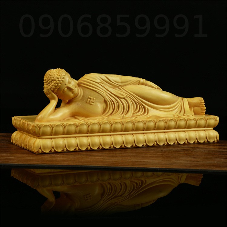 Tượng Phật Thích Ca Mâu Ni niết bàn - Gỗ Hoàng Dương