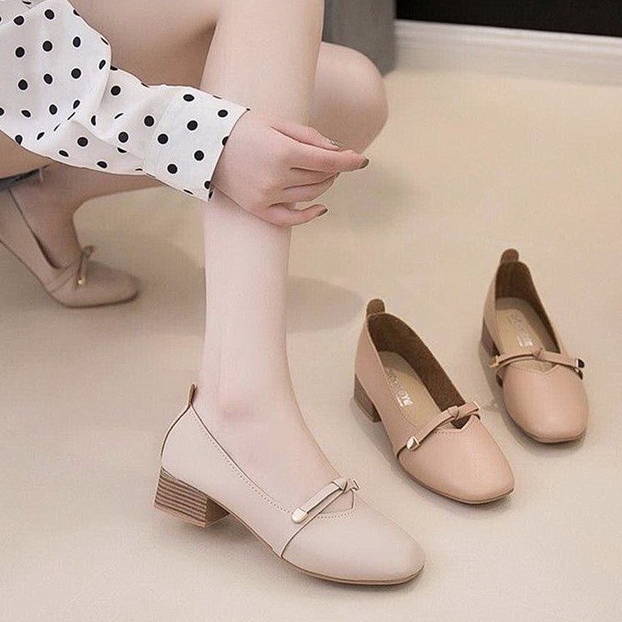 Giày Búp Bê Nữ Gót Vuông Thời Trang 2021 | BigBuy360 - bigbuy360.vn