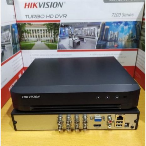 Đầu ghi 8 kênh Hikvision DS-7208HGHI-K1 Hỗ trợ truyền tín hiệu Audio qua cáp đồng trục