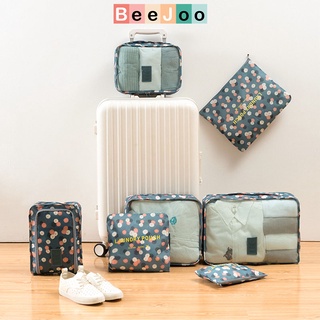 Túi đựng đồ du lịch set 6 cái chất liệu vải peva siêu bền chống thấm nước BeeJoo