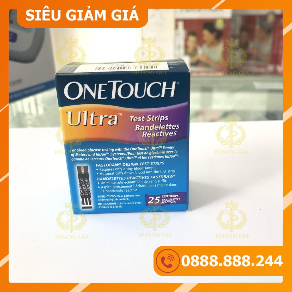 QUE THỬ ĐƯỜNG HUYẾT ONE TOUCH ULTRA