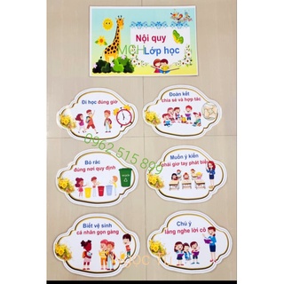 Nội quy lớp học.