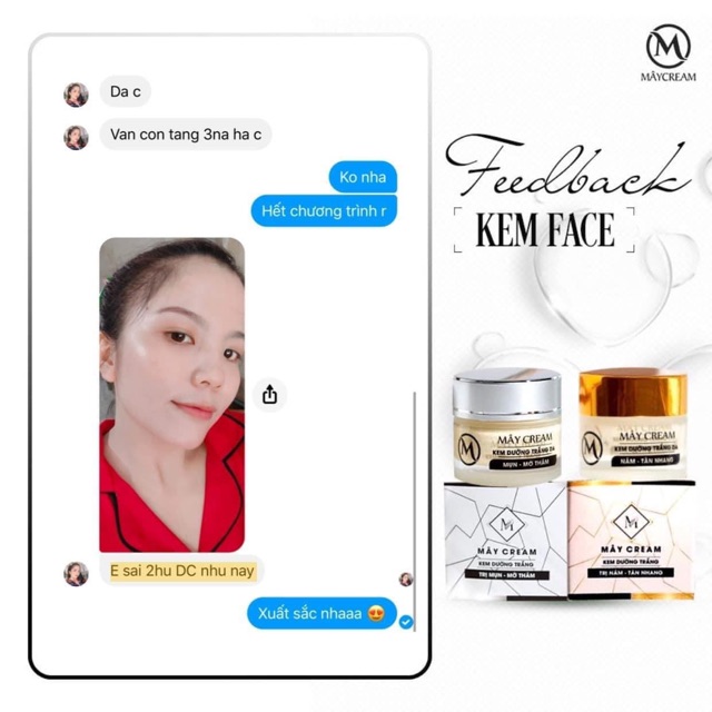 KEM DƯỠNG TRẮNG DA MÂY CREAM NEW 2020
