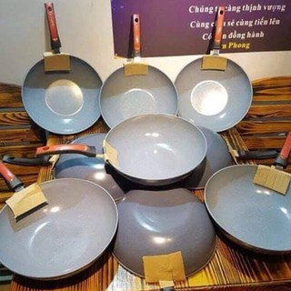 CHẢO ĐÁ SÂU LÒNG CERAMIC ( SÂU 32CM HÀNG LOẠI 1 )