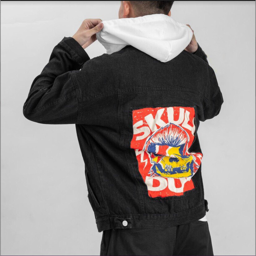 ÁO KHOÁC JEAN NAM CỰC CHẤT , HỌA TIẾT SIÊU ĐẸP , NGẦU