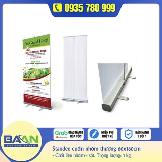 [SẴN HÀNG] Chân Standee cuốn nhôm TỐT kích thước 60x160cm