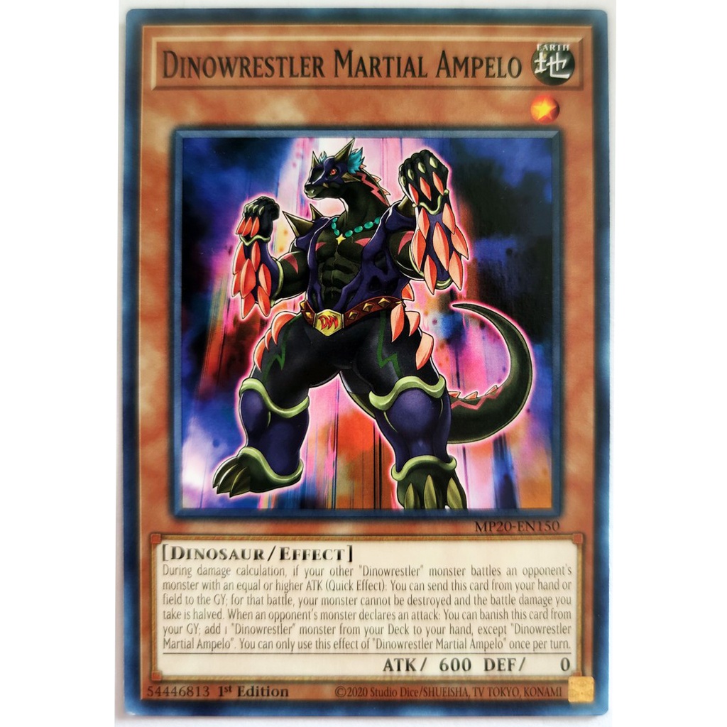 [Thẻ Yugioh] Dinowrestler Martial Ampelo |EN| Common (VRAINS)