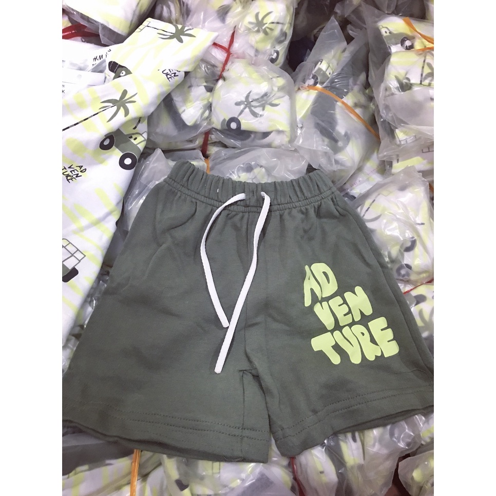 Set H&M Cây Dừa cho bé vải Cotton 4 chiều,in hình sắc nét mềm mại hàng loại 1