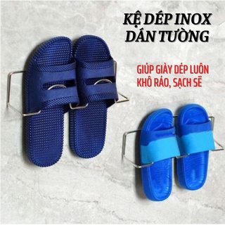  Kệ Inox Để Giày Dép Treo Tường Giá Đựng Giày Dép Dán Tường 