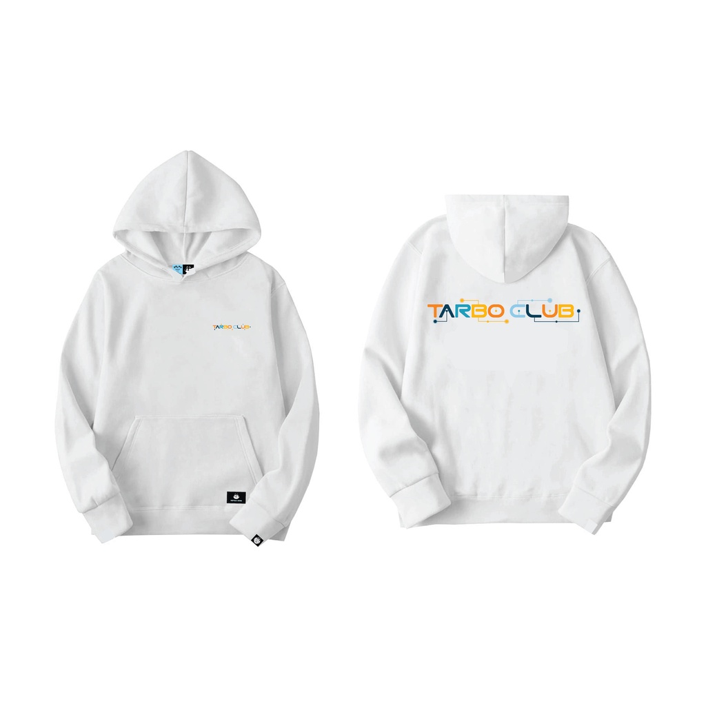 ÁO KHOÁC TARBO.CLUB - HOODEI TRÒNG ĐẦU TECH NAM NỮ - Nỉ LOCAL BRAND