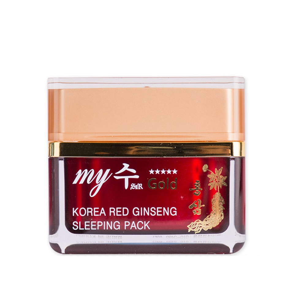 Kem sâm My Gold Red Ginseng Sleeping Pack dưỡng da ban đêm Hàn Quốc 50ml