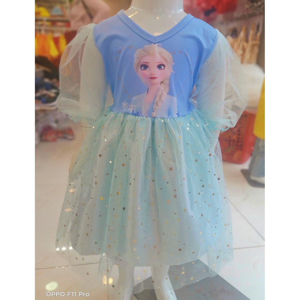 Đầm elsa siêu xinh cho bé yêu