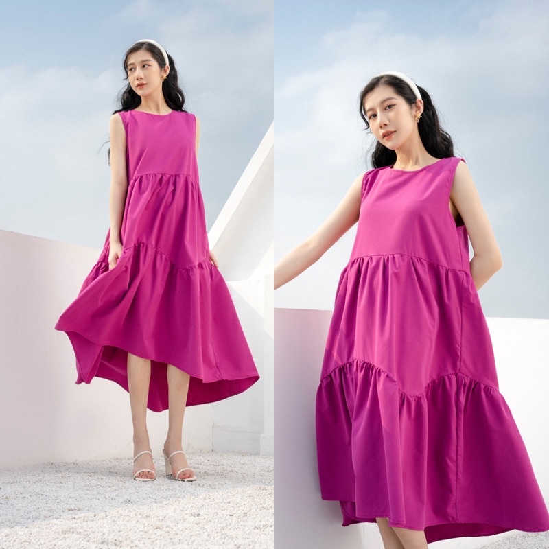Đầm Mullet Dáng Dài Phom Rộng Màu Sắc Nổi Bật Hottrend Hè Năm Nay | BigBuy360 - bigbuy360.vn