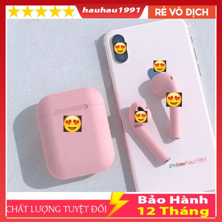 Tai Nghe Bluetooth Không Dây Inpods i12 TWS 5.0 Cảm Ứng Điều Khiển Nghe Nhạc Cực Hay Bảo Hành 12 Tháng