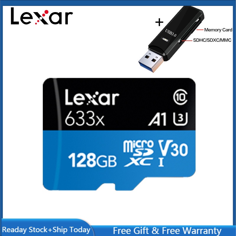 Thẻ Nhớ Micro SD Lexar 100MB / s 512GB 32GB 64GB 128GB 256GB SDXC / SDHC Cho Gopro / Nintendo switch / Điện Thoại