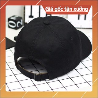 Nón lưỡi trai kaki đen trơn