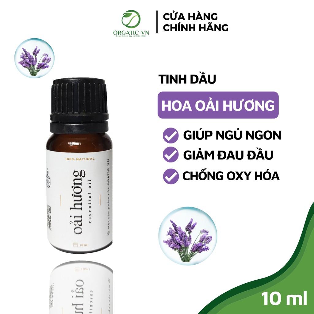 Tinh dầu thiên nhiên nguyên chất Ogatic_vn - nhiều mùi 10ml - TD001