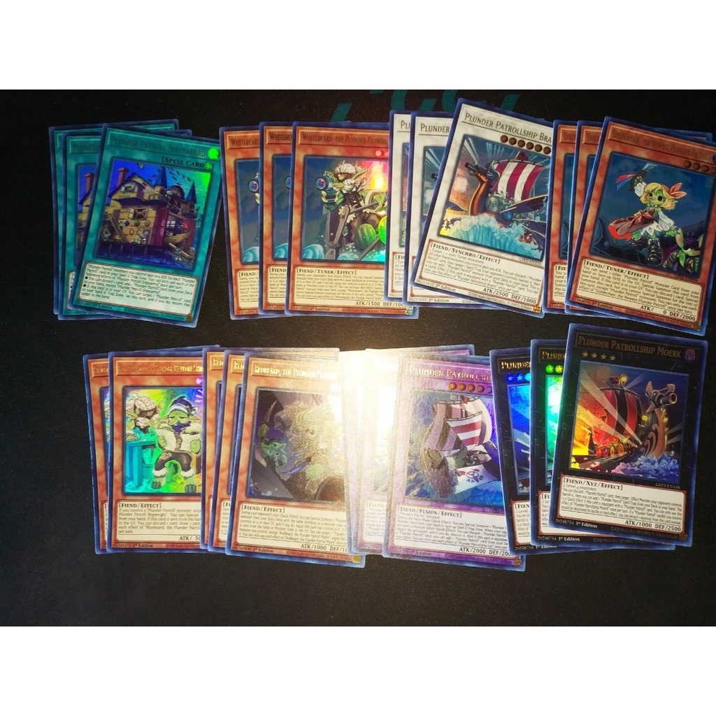 Set thẻ bài Yugioh - tộc bài Plunder Patroll - (x3)