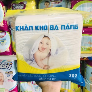 Khăn Khô Đa Năng Cute Tiệt Trùng 300g