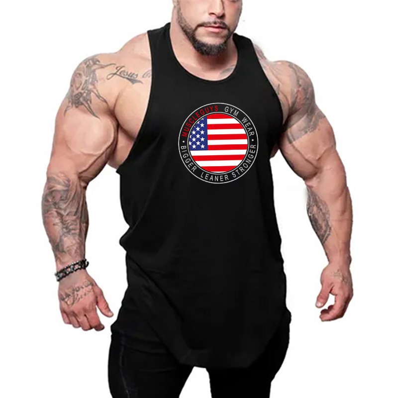 Áo Thun Ba Lỗ Cổ Tròn Cho Nam