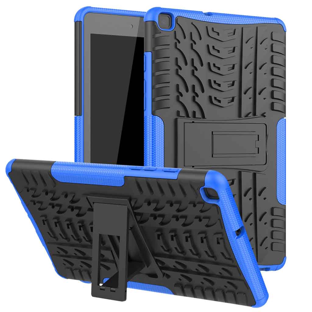 Ốp máy tính bảng có giá đỡ với thiết kế họa tiết nổi cá tính dành cho Samsung Galaxy Tab A8.0 2019 T295 T290