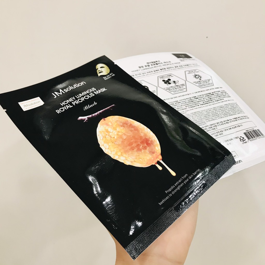 Mặt Nạ Sáp Ong JMSOLUTION - Honey Luminous Royal Propolis Mask 30ml