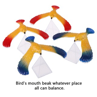 {Toy&Baby} 1Set Balancing bird + pyramid magic physics science enlightenment kid toy gifts