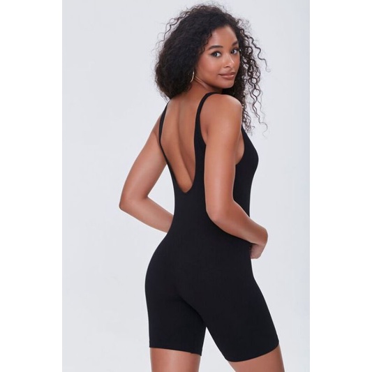 Jumpsuit đùi biker thể thao f21 VNXK romper ôm body hai dây sexy playsuit bodysuit tập gym yoga hàng xuất khẩu dư xịn