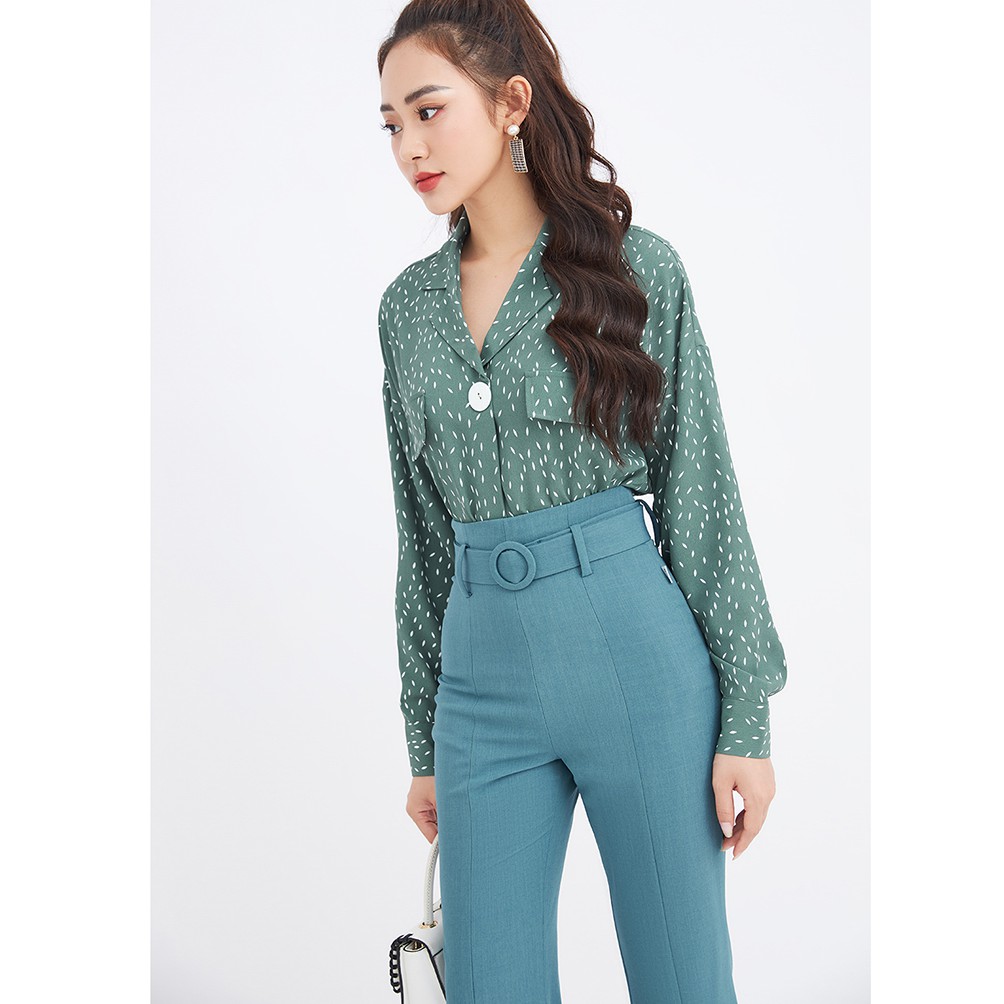 Quần âu nữ 92WEAR 3 màu, đủ size, ống xẻ công sở QOA1254 | BigBuy360 - bigbuy360.vn