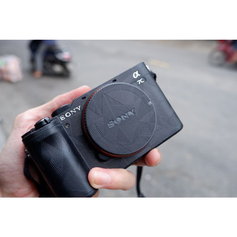Miếng Skin dán full body cho máy ảnh sony A7C film 3M Mỹ