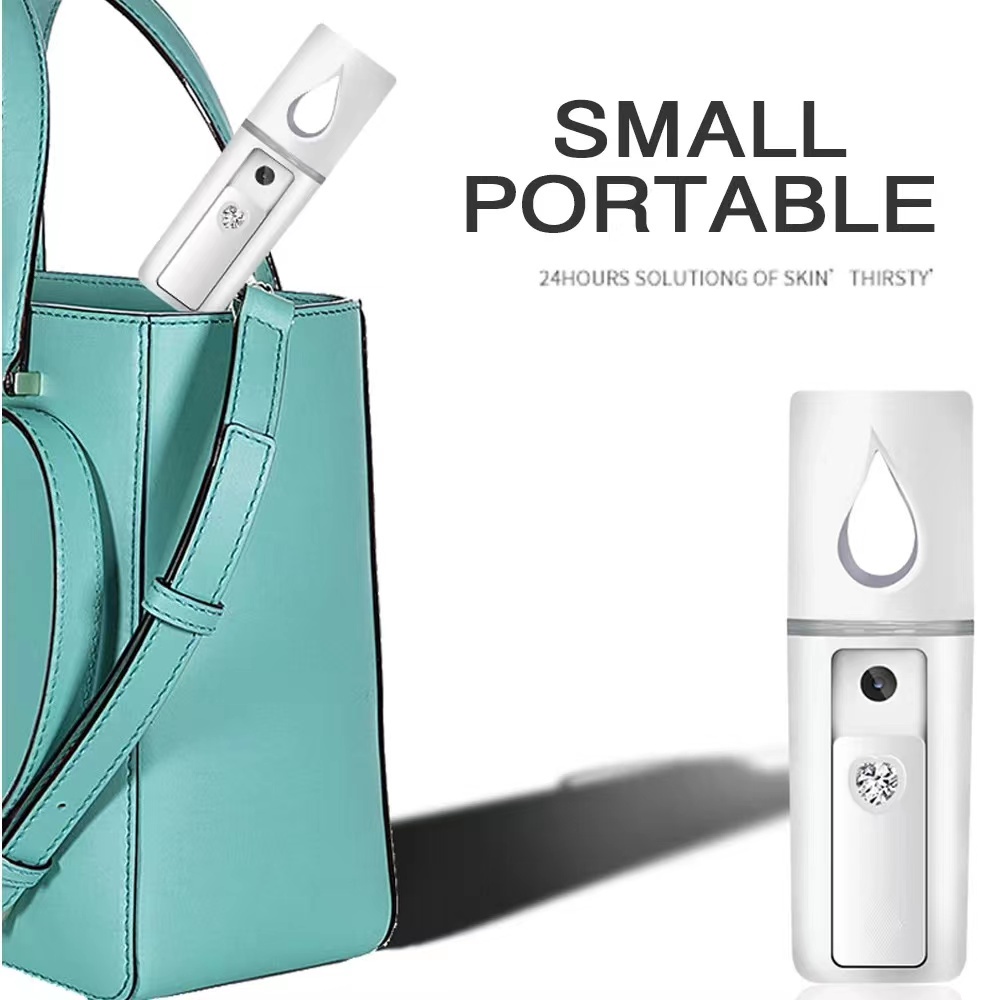 Máy Phun Sương Nano Dưỡng Ẩm Da Mặt Cổng Sạc USB Tiện Dụng