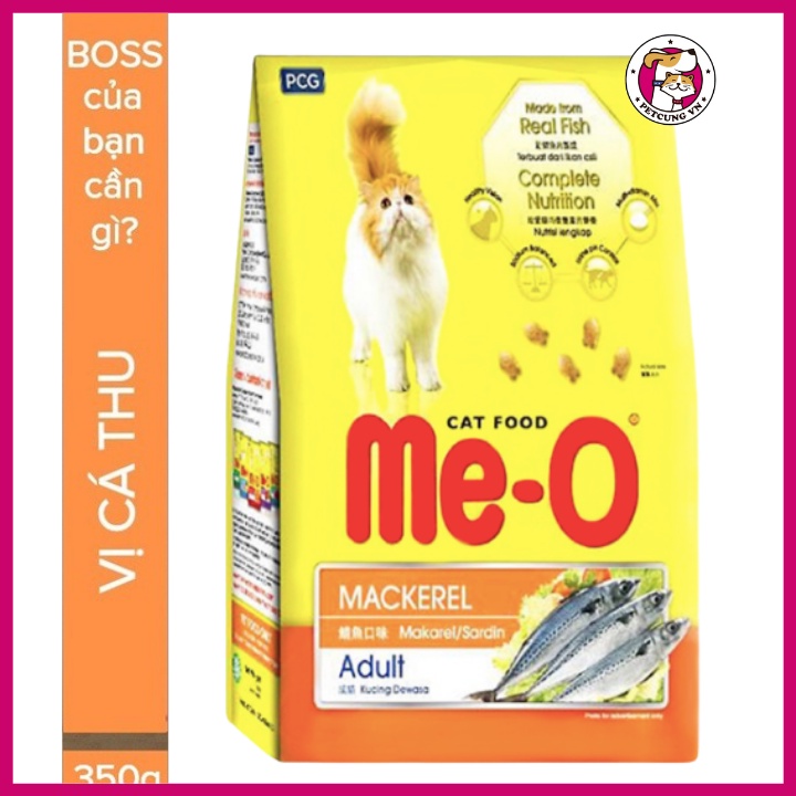 Thức Ăn Cho Mèo - Thức Ăn Hạt Cho Mèo Me-O 350gr - Pet Cưng Shop