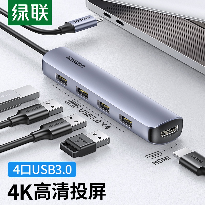 Bộ chuyển đổi đa năng UGREEN CM417 cho các thiết bị máy tính điện thoại hỗ trợ USB type C