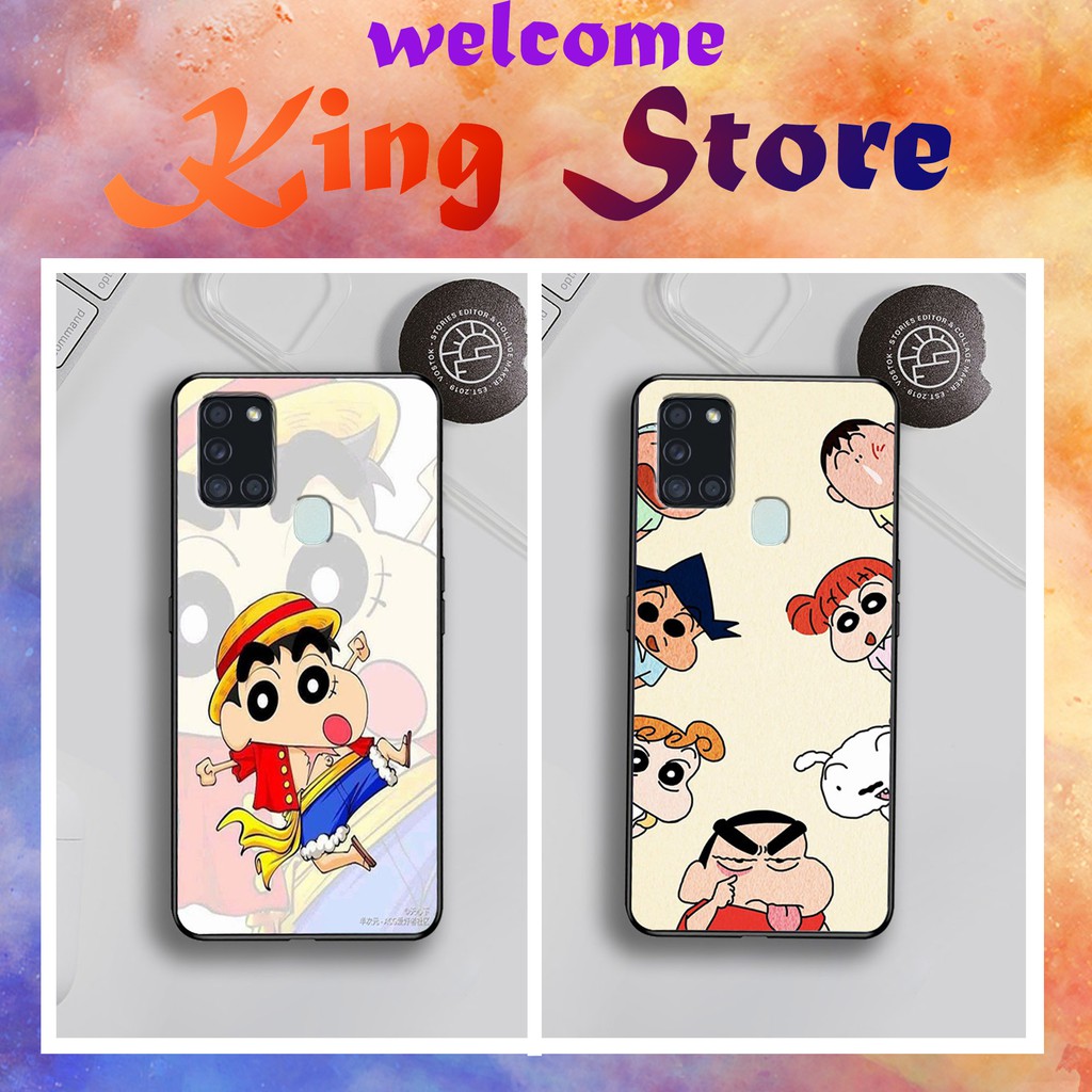 Ốp lưng Samsung A11/A21/A21S  in hình Logo cậu bé Shin siêu đẹp, độc, lạ_KINGSTORE.HN_Ốp SS A11/A21/A21S