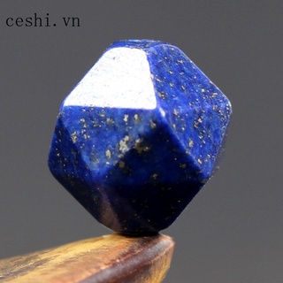 Natural blue and white porcelain lapis lazuli diamond liquid face blue DIY beads