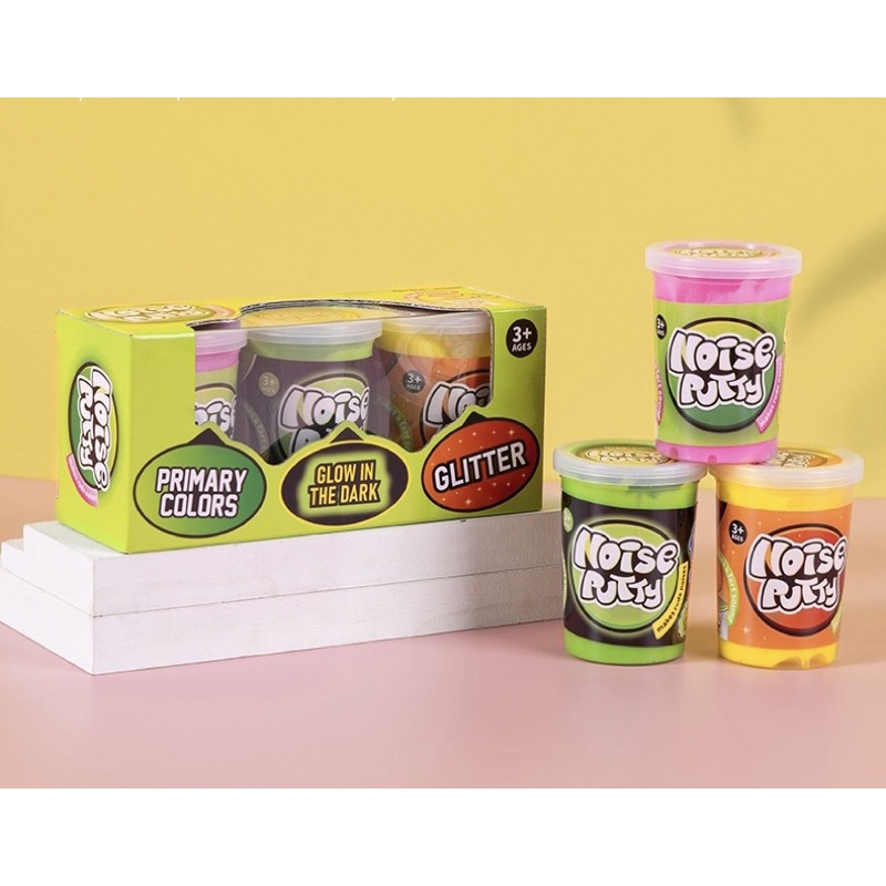 Basic Slime ( Combo 1 hộp 3 lon ) đánh rắm vui nhộn mới lạ dành cho trẻ em