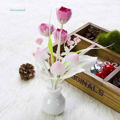 Đèn ngủ cảm biến ánh sáng nhiều màu