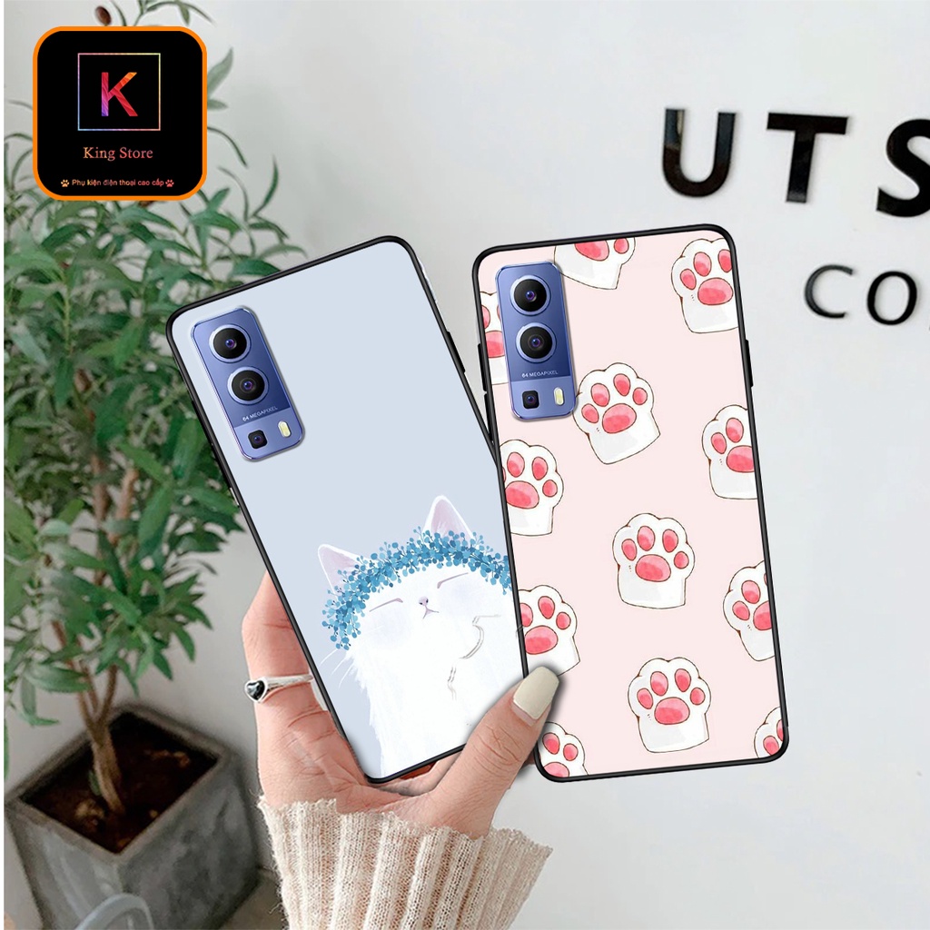 Ốp lưng Vivo y72 5G - Vivo Y15s - Vivo Y52s - Ốp in hình mèo con ngộ nghĩnh